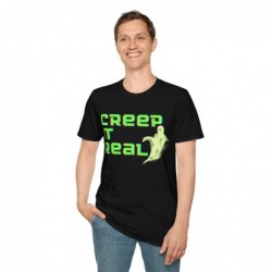 Get ready for Halloween with this Creep it Real funny Unisex Softstyle T-Shirt