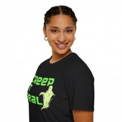 Get ready for Halloween with this Creep it Real funny Unisex Softstyle T-Shirt