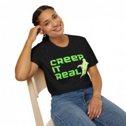 Get ready for Halloween with this Creep it Real funny Unisex Softstyle T-Shirt