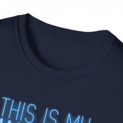 Get ready for Halloween with this is my human costume I'm really a ghost funny Unisex Softstyle T-Shirt