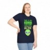 Get ready for Halloween with this This is my human costume I'm really an Alien funny Unisex Softstyle T-Shirt