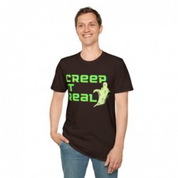 Get ready for Halloween with this Creep it Real funny Unisex Softstyle T-Shirt