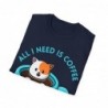 All I need is Coffee and my Cat Unisex Softstyle T-Shirt