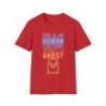 Get ready for Halloween with this is my human costume I'm really a ghost funny Unisex Softstyle T-Shirt