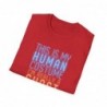 Get ready for Halloween with this is my human costume I'm really a ghost funny Unisex Softstyle T-Shirt