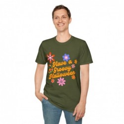 Have a Groovy Halloween Retro Funky Unisex Softstyle T-Shirt