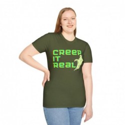 Get ready for Halloween with this Creep it Real funny Unisex Softstyle T-Shirt