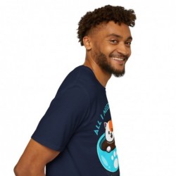 All I need is Coffee and my Cat Unisex Softstyle T-Shirt