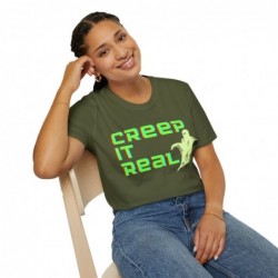 Get ready for Halloween with this Creep it Real funny Unisex Softstyle T-Shirt