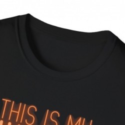 Get ready for Halloween with this This is my human costume I'm really a Witch funny Unisex Softstyle T-Shirt