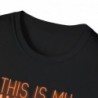 Get ready for Halloween with this This is my human costume I'm really a Witch funny Unisex Softstyle T-Shirt