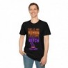 Get ready for Halloween with this This is my human costume I'm really a Witch funny Unisex Softstyle T-Shirt