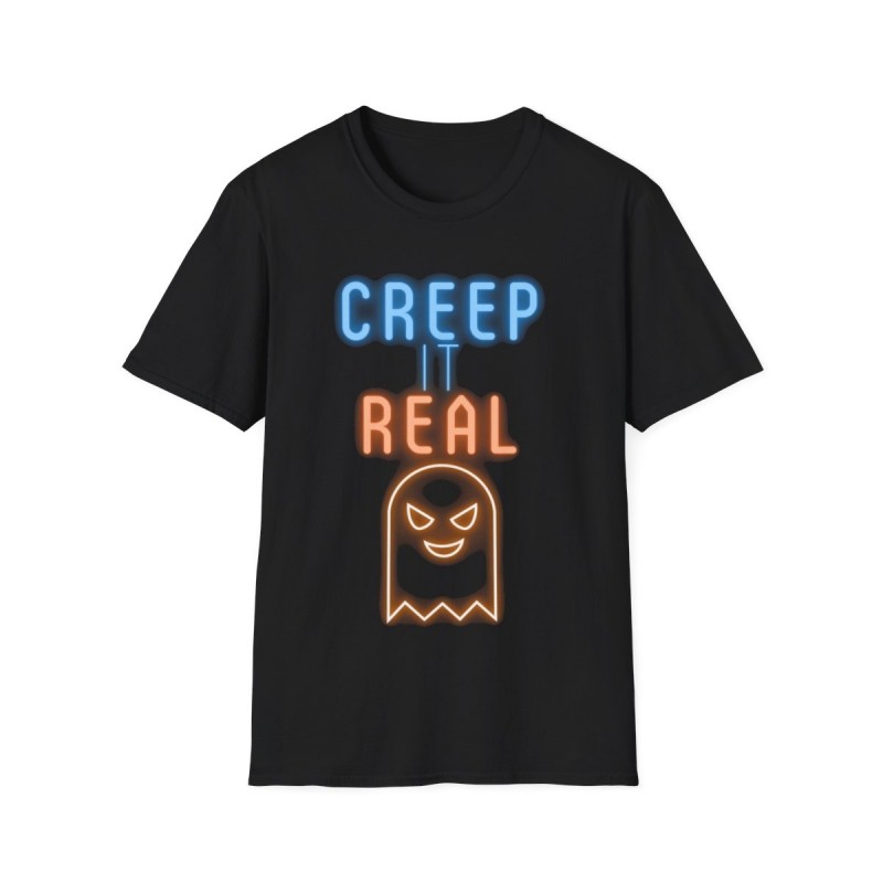Get ready for Halloween with this Creep it Real funny Unisex Softstyle T-Shirt