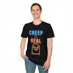 Get ready for Halloween with this Creep it Real funny Unisex Softstyle T-Shirt