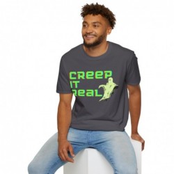 Get ready for Halloween with this Creep it Real funny Unisex Softstyle T-Shirt