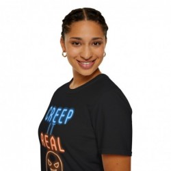 Get ready for Halloween with this Creep it Real funny Unisex Softstyle T-Shirt