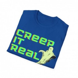 Get ready for Halloween with this Creep it Real funny Unisex Softstyle T-Shirt