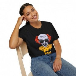Get ready for Halloween with this Cool Clown funny Unisex Softstyle T-Shirt