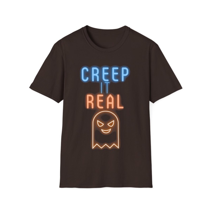 Get ready for Halloween with this Creep it Real funny Unisex Softstyle T-Shirt