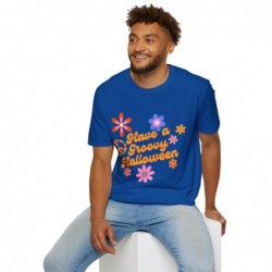Have a Groovy Halloween Retro Funky Unisex Softstyle T-Shirt
