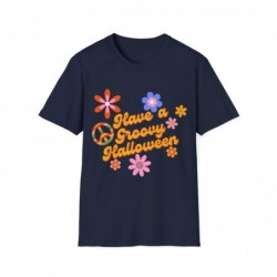 Have a Groovy Halloween Retro Funky Unisex Softstyle T-Shirt