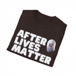 After Lives Matter Funny Halloween Unisex Softstyle T-Shirt
