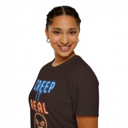 Get ready for Halloween with this Creep it Real funny Unisex Softstyle T-Shirt