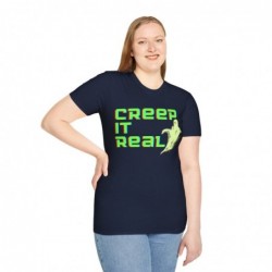 Get ready for Halloween with this Creep it Real funny Unisex Softstyle T-Shirt