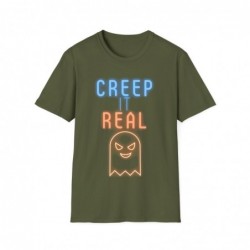 Get ready for Halloween with this Creep it Real funny Unisex Softstyle T-Shirt