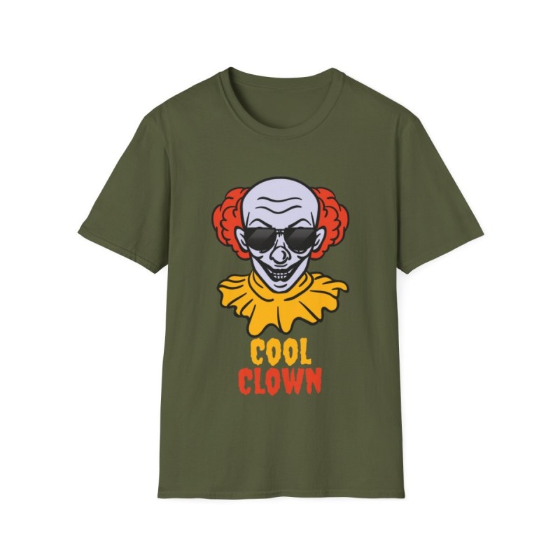 Get ready for Halloween with this Cool Clown funny Unisex Softstyle T-Shirt