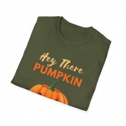 Get ready for Halloween with this Hey There Pumpkin funny Unisex Softstyle T-Shirt