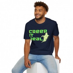 Get ready for Halloween with this Creep it Real funny Unisex Softstyle T-Shirt