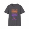 Get ready for Halloween with this This is my human costume I'm really a Witch funny Unisex Softstyle T-Shirt