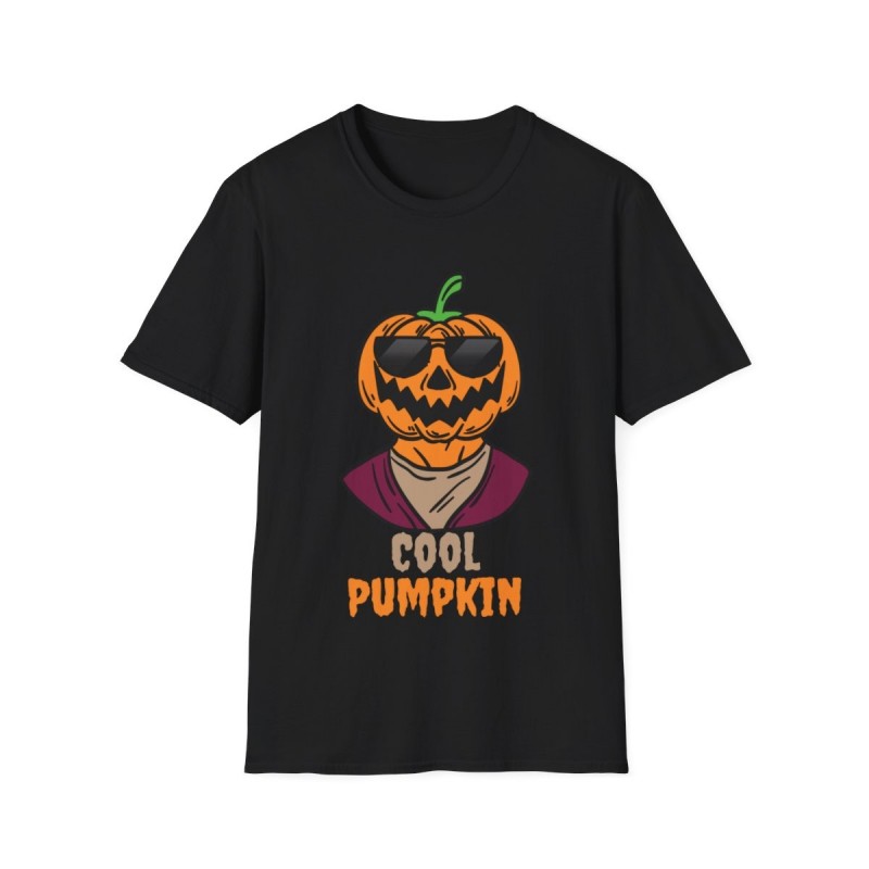 Get ready for Halloween with this Cool Pumpkin funny Unisex Softstyle T-Shirt