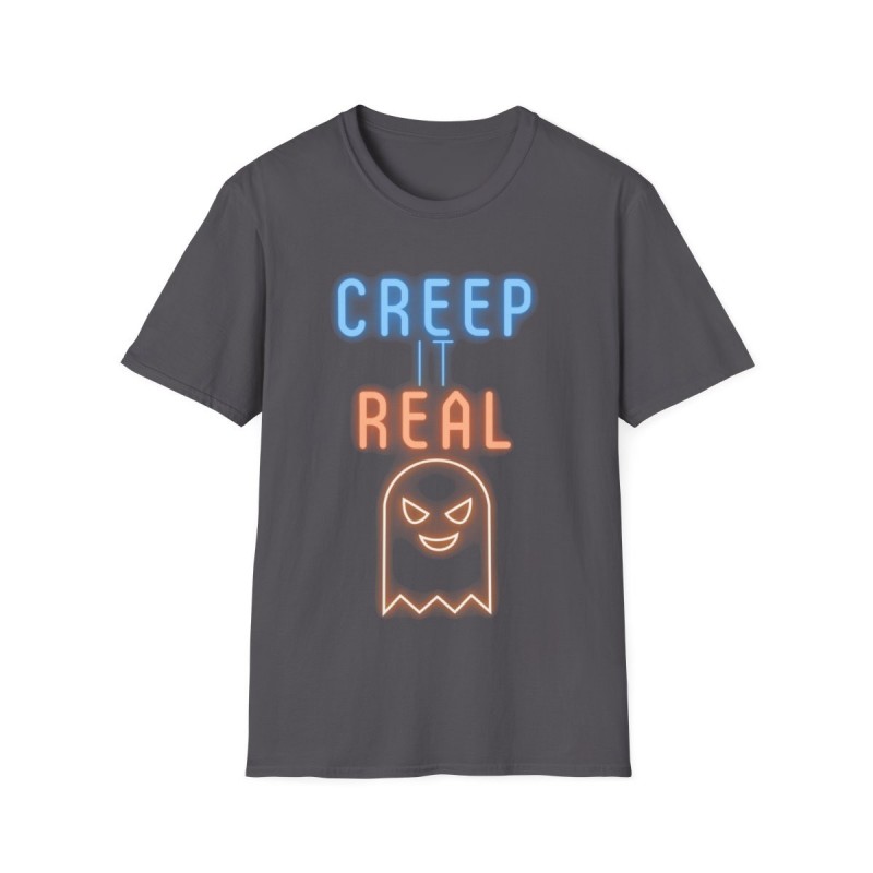 Get ready for Halloween with this Creep it Real funny Unisex Softstyle T-Shirt