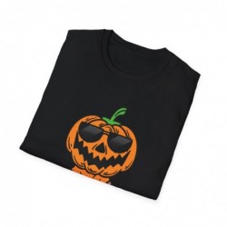 Get ready for Halloween with this Cool Pumpkin funny Unisex Softstyle T-Shirt