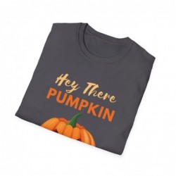 Get ready for Halloween with this Hey There Pumpkin funny Unisex Softstyle T-Shirt