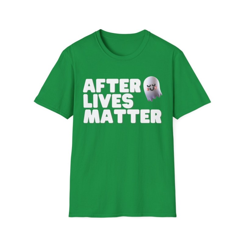 After Lives Matter Funny Halloween Unisex Softstyle T-Shirt