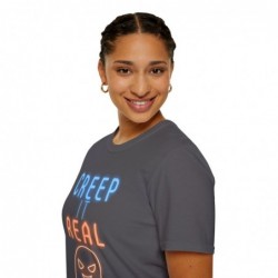 Get ready for Halloween with this Creep it Real funny Unisex Softstyle T-Shirt
