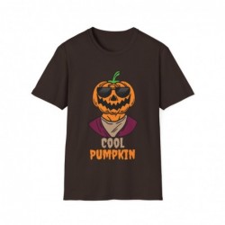 Get ready for Halloween with this Cool Pumpkin funny Unisex Softstyle T-Shirt
