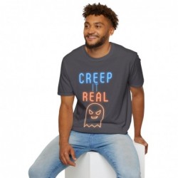Get ready for Halloween with this Creep it Real funny Unisex Softstyle T-Shirt
