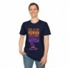Get ready for Halloween with this This is my human costume I'm really a Witch funny Unisex Softstyle T-Shirt