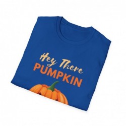 Get ready for Halloween with this Hey There Pumpkin funny Unisex Softstyle T-Shirt
