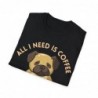All I need is Coffee and my Dog Unisex Softstyle T-Shirt