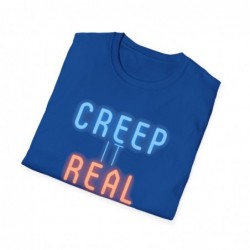 Get ready for Halloween with this Creep it Real funny Unisex Softstyle T-Shirt