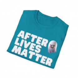 After Lives Matter Funny Halloween Unisex Softstyle T-Shirt