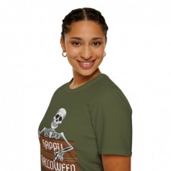 Happy Halloween Skeleton Spooky Unisex Softstyle T-Shirt