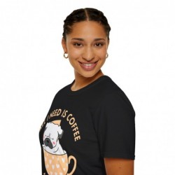 All I need is Coffee and my Dog Unisex Softstyle T-Shirt