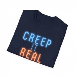 Get ready for Halloween with this Creep it Real funny Unisex Softstyle T-Shirt