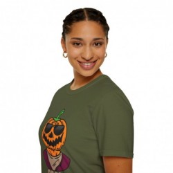 Get ready for Halloween with this Cool Pumpkin funny Unisex Softstyle T-Shirt